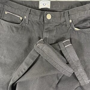 Rustic Dime Men's Black Selvedge Denim Jeans USA Made Straight Slim Fit 36 x 34